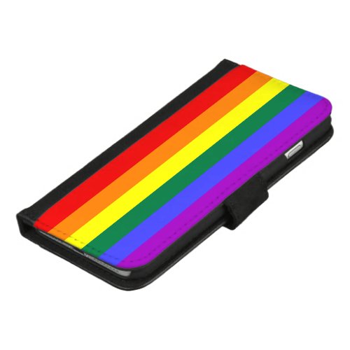 Rainbow Pride Flag iPhone 87 Plus Wallet Case