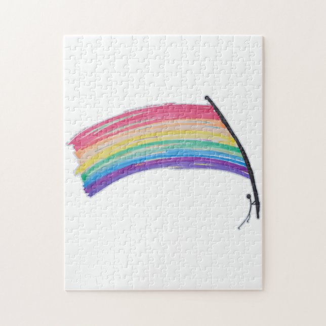 Rainbow Pride Flag Jigsaw Puzzle (Vertical)