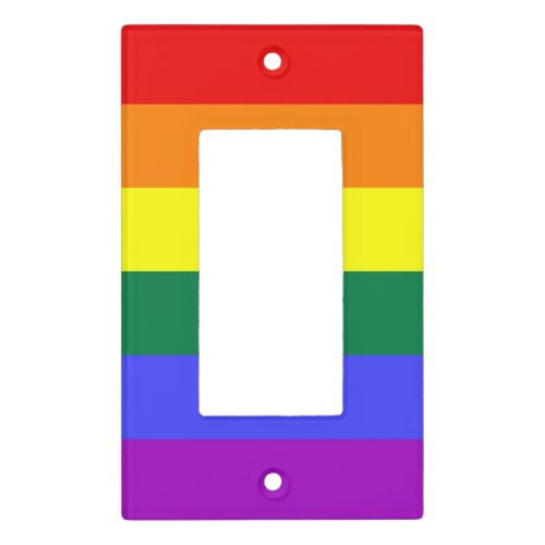 Rainbow Pride Flag Light Switch Cover