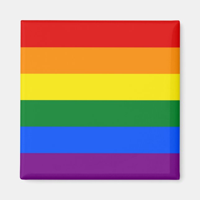 Rainbow Pride Flag Magnet (Front)