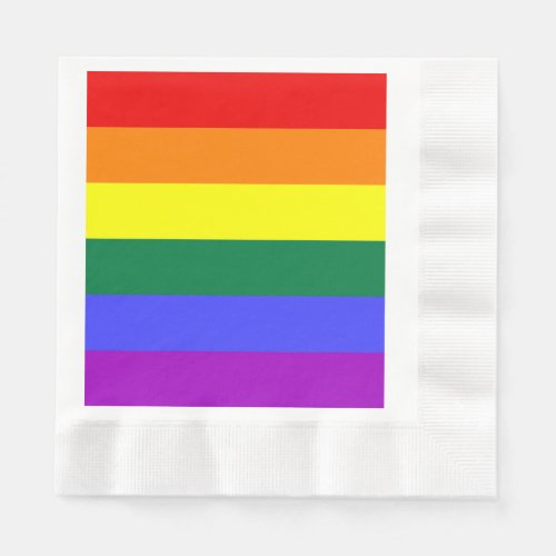Rainbow Pride Flag Napkins