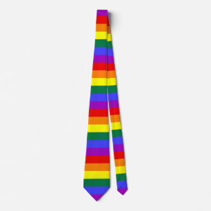 Rainbow Pride Flag Neck Tie