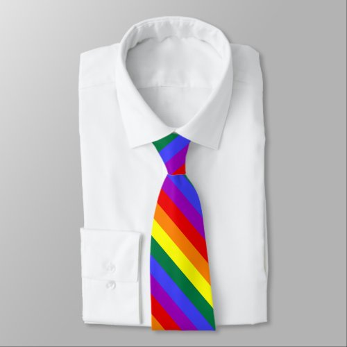 Rainbow Pride Flag Neck Tie