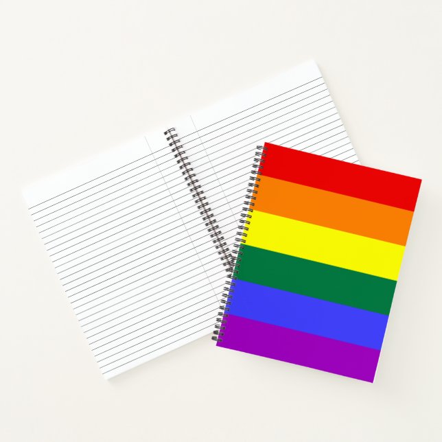 Rainbow Pride Flag Notebook (Inside)