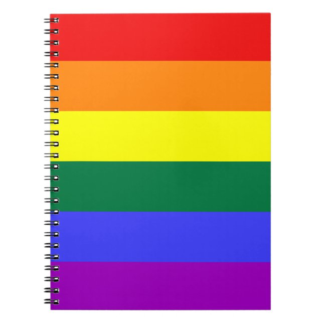 Rainbow Pride Flag Notebook (Front)