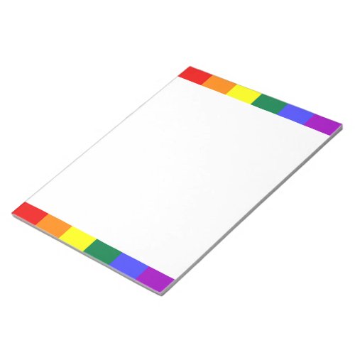 Rainbow Pride Flag Notepad