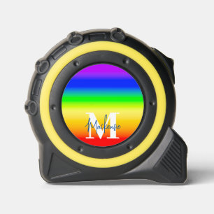 Rainbow Pride Flag Ombre Gradient Stripes LGBTQ Tape Measure