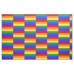 Rainbow Pride Flag Pattern Geometric Fabric