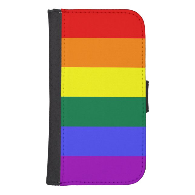 Rainbow Pride Flag Samsung Galaxy Wallet Case (Front)