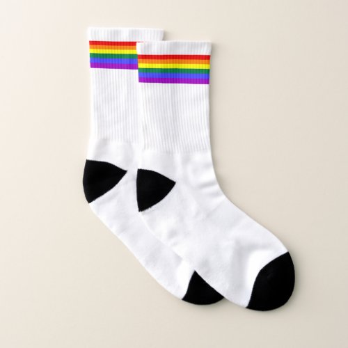 Rainbow Pride Flag Socks