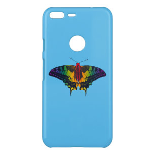 Rainbow Pride Flag Swallowtail Butterfly Uncommon Google Pixel XL Case
