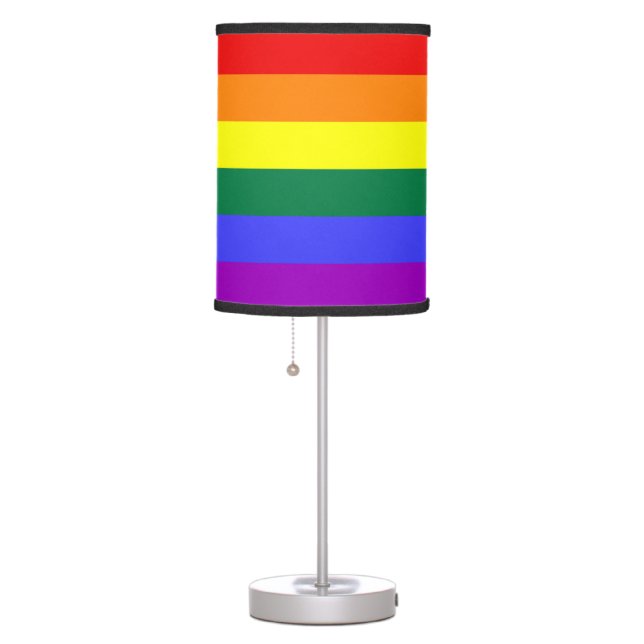 Rainbow Pride Flag Table Lamp (Right)