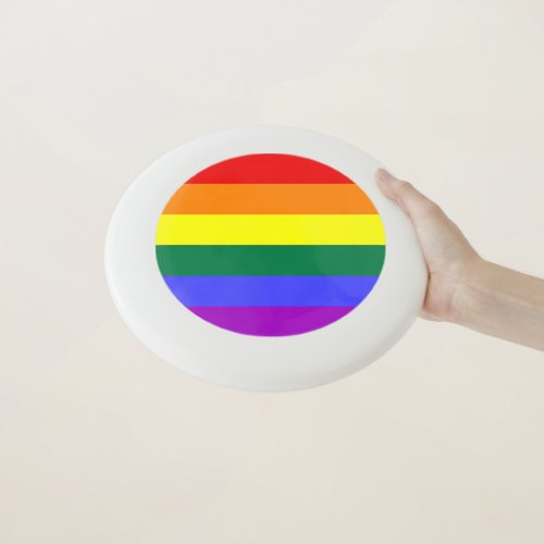 Rainbow Pride Flag Wham_O Frisbee