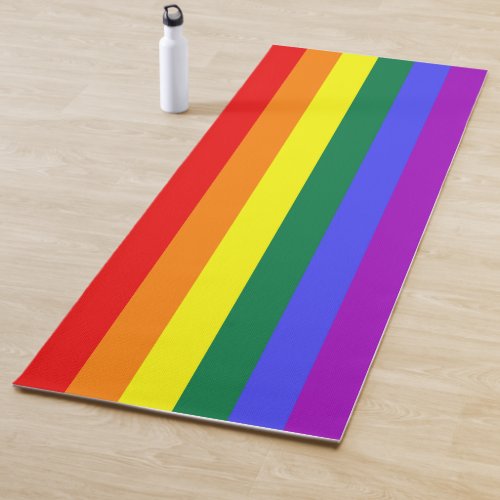 Rainbow Pride Flag Yoga Mat