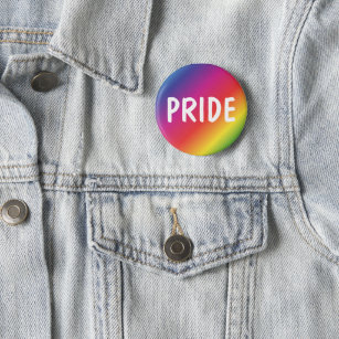Rainbow Pride Gradient Pin Button