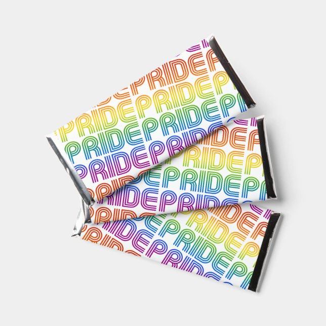 Rainbow Pride Hershey Bar Favors (Front)
