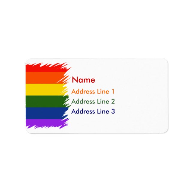 Rainbow Pride Label (Front)