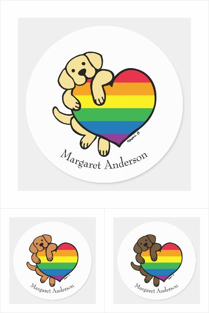 Rainbow Pride Labrador