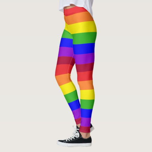 Rainbow Pride leggings tights | Zazzle