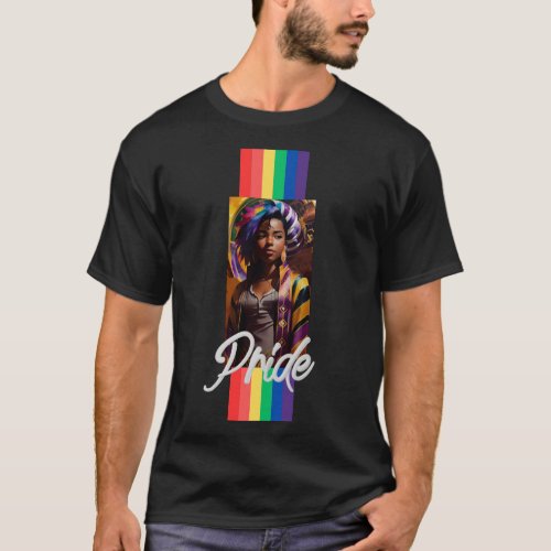 Rainbow Pride LGBTQIA BLM T_Shirt