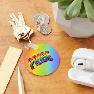 Rainbow PRIDE LGBTQIA+ Community Keychain