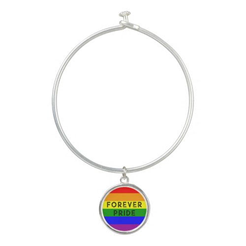 Rainbow Pride Love Bangle Bracelet