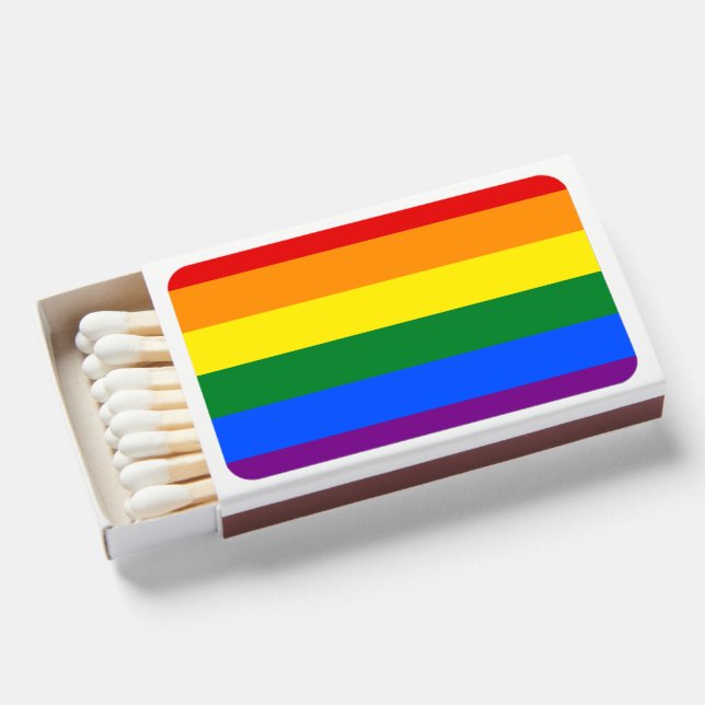 Rainbow Pride Matchboxes (Front Open)