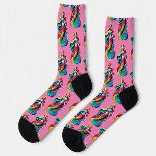 Rainbow Pride Mermaid Thunder_Cove Socks