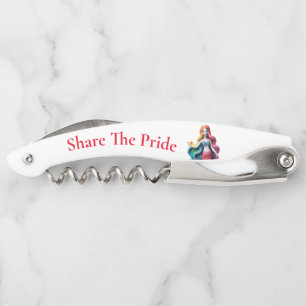 Rainbow Pride Mermaid Thunder_Cove Waiter's Corkscrew