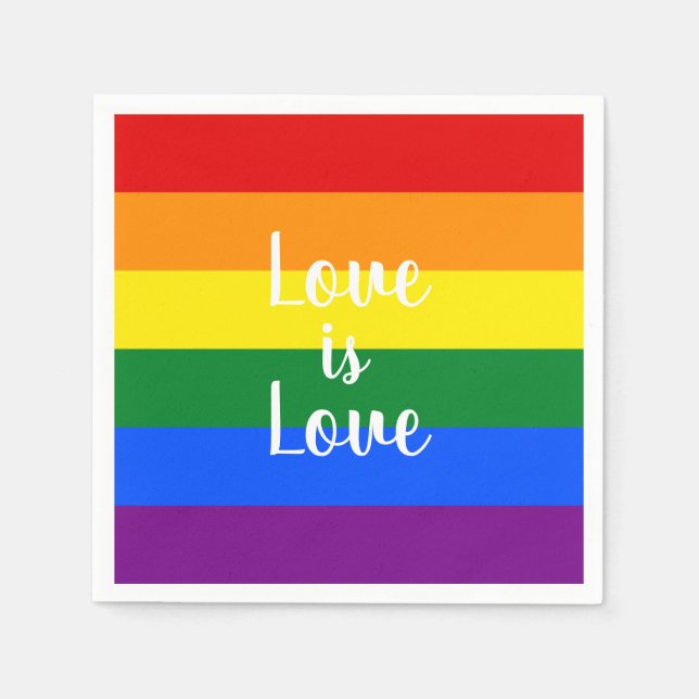 Rainbow pride - napkins (Front)