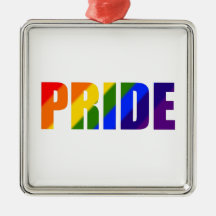 rainbow pride ornament