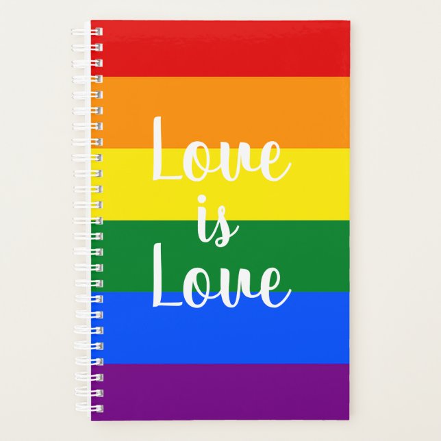 Rainbow pride - planner (Front)
