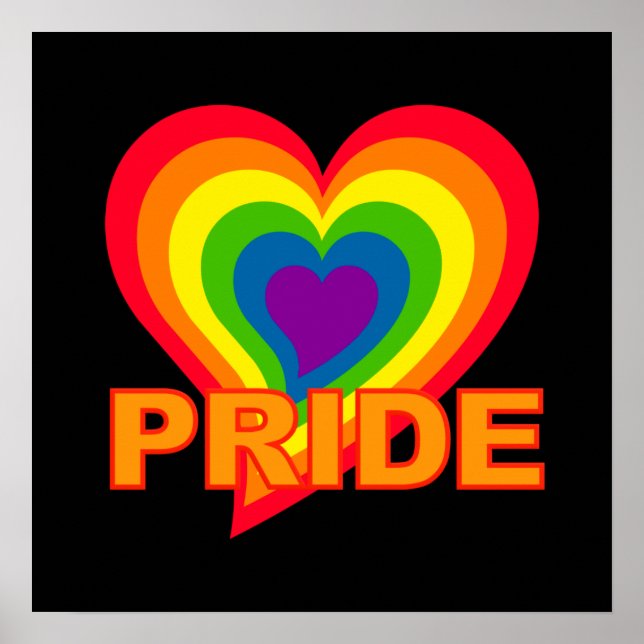Rainbow Pride poster (Front)
