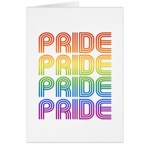 Rainbow Pride Retro