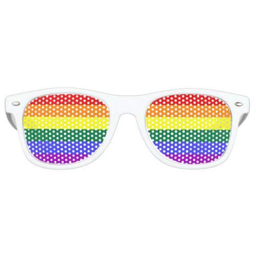 Rainbow Pride Retro Sunglasses