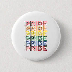 Rainbow Pride Retro Typography Vector Design_1 Button