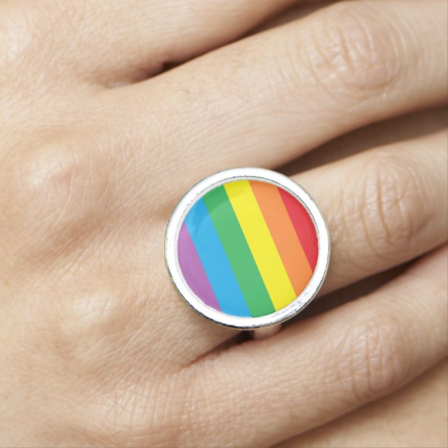 "Rainbow Pride"  Ring (In Situ)