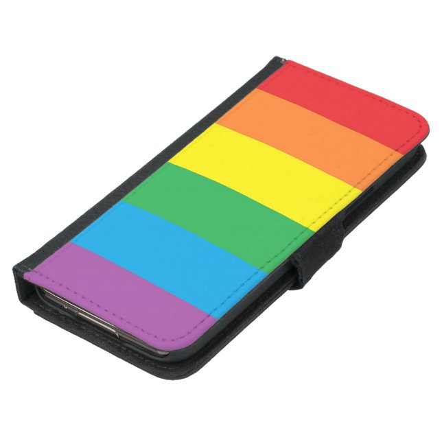 "Rainbow Pride"  Samsung Galaxy Wallet Case (Bottom)