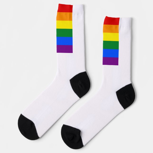 Rainbow Pride Socks (Left)