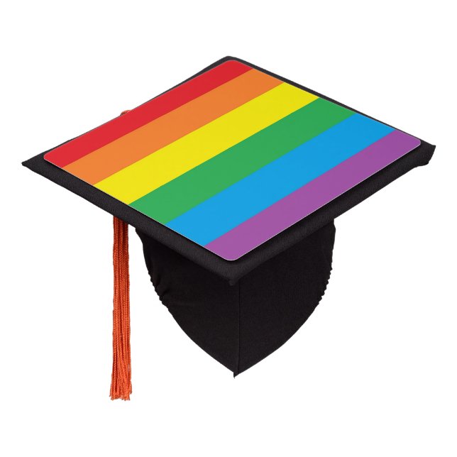 "Rainbow Pride" Tassel Topper (Angled)