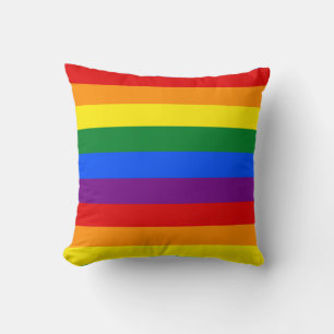Rainbow Pride Throw Pillow