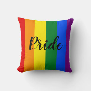 Rainbow Pride Throw Pillow