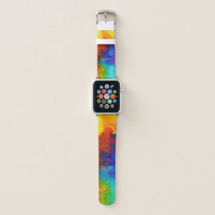 Rainbow Pride Tie Dye Apple Watch Band