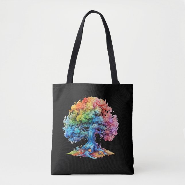 Rainbow pride tote bag (Front)