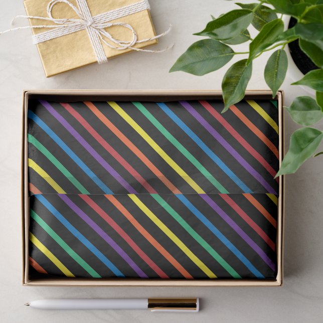 Rainbow Pride Valentine Tissue Paper (Gift)