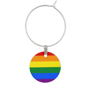 Rainbow Pride - Wine Charm