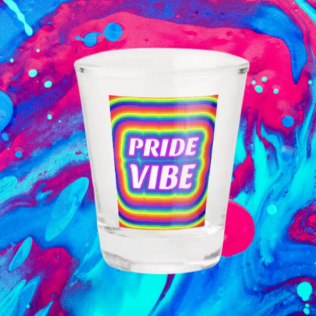 Rainbow PrideVibe Shot Glass (Creator Uploaded)