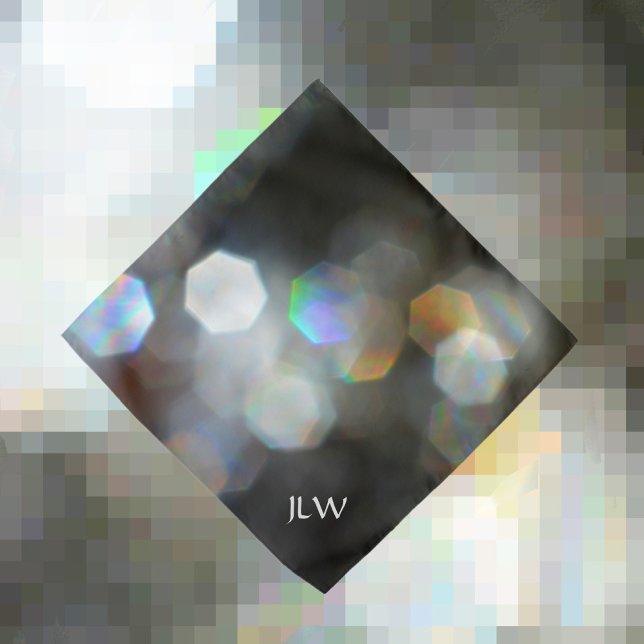 Rainbow Prisms of Colors Dark Gray Bandana (Creator Uploaded)