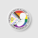 Rainbow ProLife Magnet<br><div class="desc">The Rainbow ProLife Alliance is a unique group of LGBTQIA  folks who wish to expand human rights for preborn children and their parents.</div>