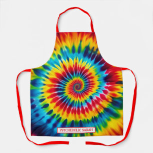 Rainbow Psychedelic Tie-Dye Apron